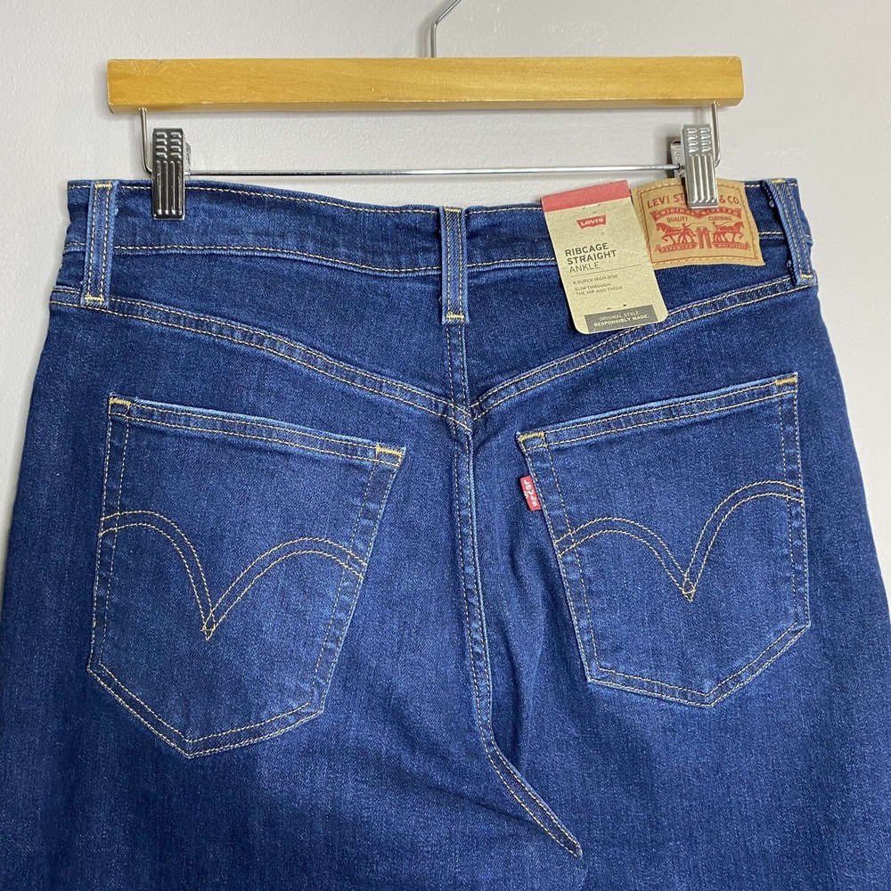 Levi’s Ribcage Straight Ankle Jean 33x27 - Picture 4 of 16